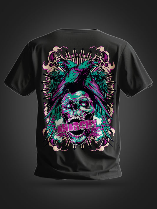 Skull Angry Oversized T-shirt