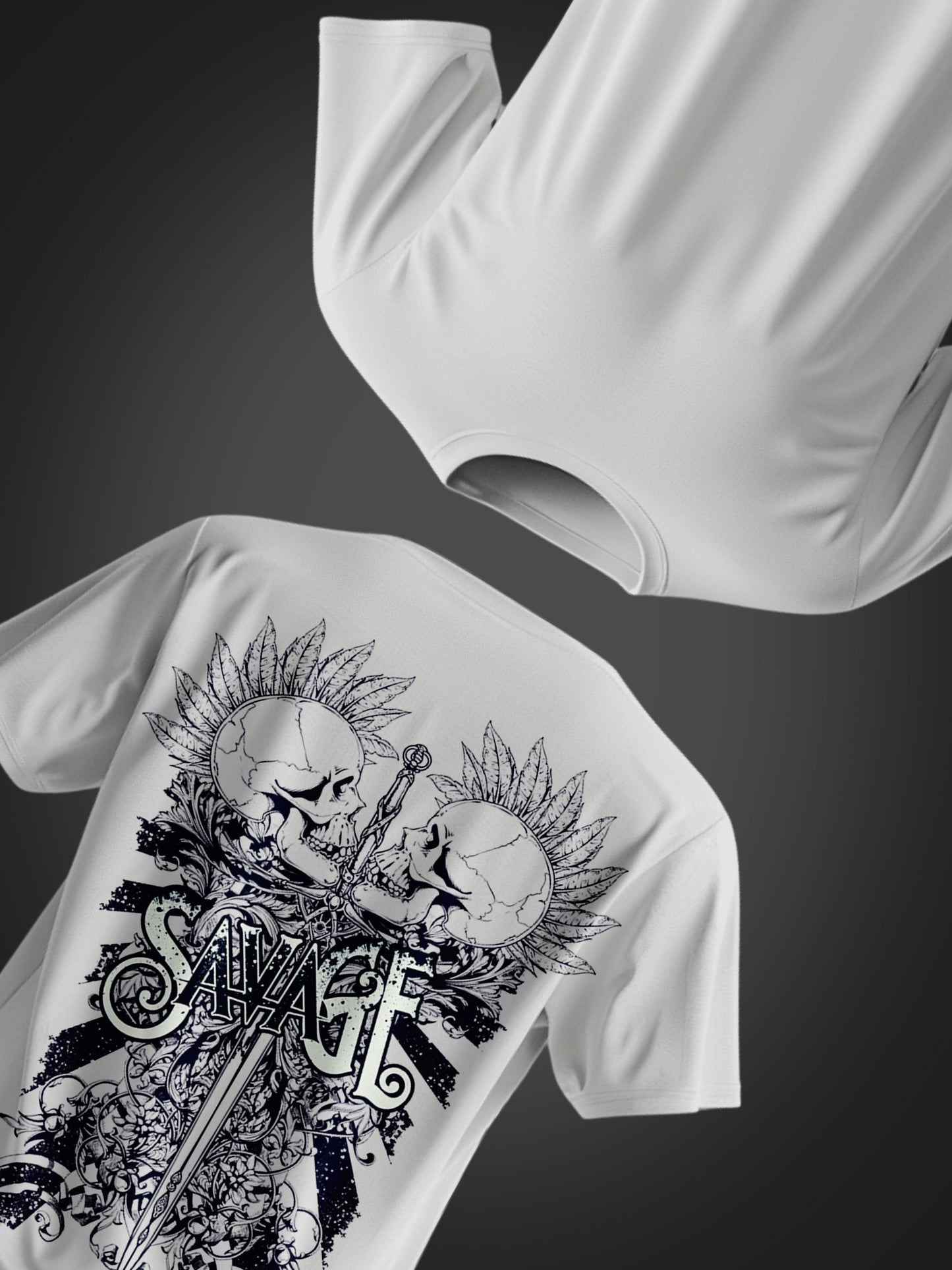 Skull Savage Oversized T-shirt