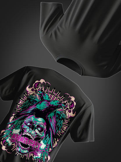 Skull Angry Oversized T-shirt